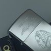 Bật Lửa Zippo Đồng Khối Mạ Chrome Khắc Ăn Mòn Chân Dung Các Vị Tổng Thống Hoa Kỳ Đời V La Mã Sản Xuất Năm 1989 ZL865