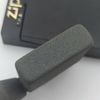Bật Lửa Zippo Đồng Khối Phủ Sơn Đen Sần Đáy Lồi Chữ Xéo Đời VII La Mã Sản Xuất Năm 1991 ZL866