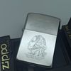 Bật Lửa Zippo Đồng Khối Mạ Chrome Khắc Ăn Mòn Chân Dung Các Vị Tổng Thống Hoa Kỳ Đời V La Mã Sản Xuất Năm 1989 ZL865