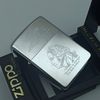 Bật Lửa Zippo Đồng Khối Mạ Chrome Khắc Ăn Mòn Chân Dung Các Vị Tổng Thống Hoa Kỳ Đời V La Mã Sản Xuất Năm 1989 ZL865