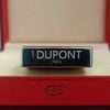 Bật Lửa Dupont HK Ga Đá Nắp Kim Cương Trắng Sơn Đen Vân 3D D213