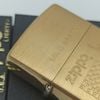 Bật Lửa Zippo Đồng Khối Phay Xước Chủ Đề Khắc Ăn Mòn Nữ Thần Tự Do Liberty Đời XII La Mã Sản Xuất Năm 1996 ZL864