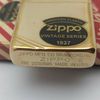 Bật Lửa Zippo Đồng Khối Vintage Chặt Góc Trơn Bóng 2 Mặt Sản Xuất Năm 1986 Đời II La Mã ZQH196