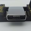 Bật Lửa Zippo Đồng Khối Mạ Chrome Trắng Trơn Bóng Đời V La Mã Sản Xuất Năm 1989 ZL858