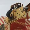 Bật Lửa Zippo Đồng Khối Vintage Chặt Góc Trơn Bóng 2 Mặt Sản Xuất Năm 1986 Đời II La Mã ZQH196
