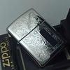 Bật Lửa Zippo Đồng Khối Mạ Chrome Khắc Ăn Mòn Chủ Đề Venetian Sản Xuất Năm 1999 Đời XV La Mã ZL867