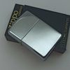 Bật Lửa Zippo Đồng Khối Mạ Chrome Trắng Trơn Bóng Đời V La Mã Sản Xuất Năm 1989 ZL858