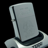 Bật Lửa Zippo Đồng Khối Mạ Chrome Khắc Ăn Mòn Chân Dung Các Vị Tổng Thống Hoa Kỳ Đời VI La Mã Sản Xuất Năm 1990 ZL881