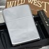 Bật Lửa Zippo Chrome Bóng Chủ Đề WILD WEST Đời V La Mã Năm 1989 ZL743