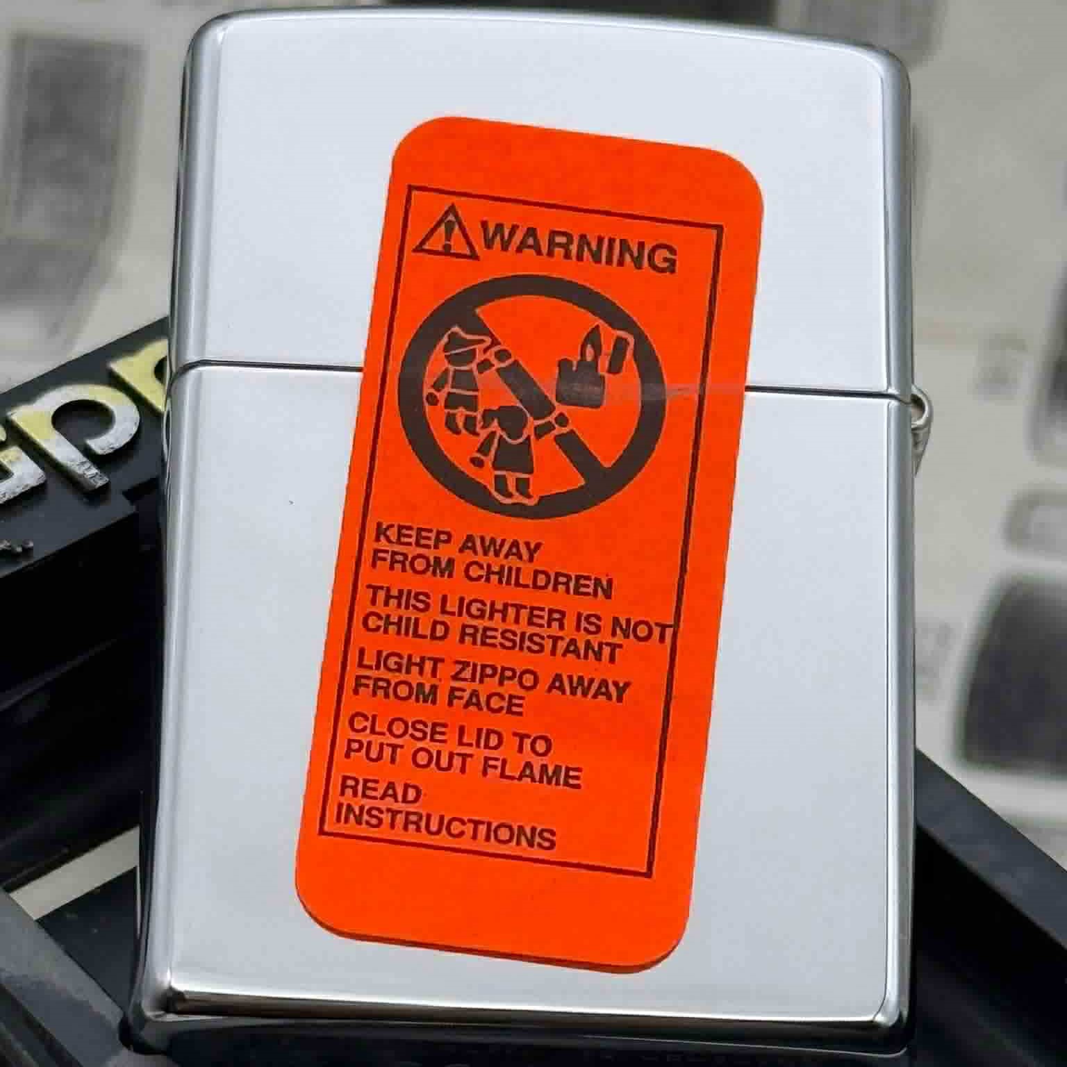 Bật Lửa Zippo Đồng Khối Mạ Chrome Chủ Đề Ăn Mòn Axit Chính Hãng Đời XII La Mã Năm 1996 ZL747