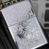 Bật Lửa Zippo Đồng Khối Mạ Chrome Hoa Văn Venetian Năm 1994 Đời X La Mã ZL744