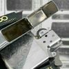 Bật Lửa Zippo Đồng Khối Mạ Chrome Hoa Văn Venetian Năm 1994 Đời X La Mã ZL744