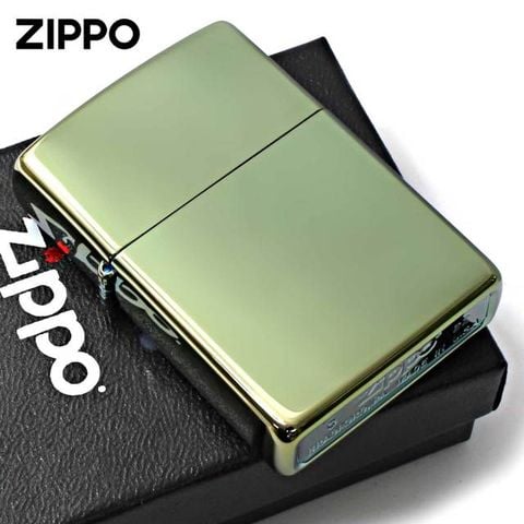 BẬT LỬA ZIPPO SAPHIA XANH NGỌC BÓNG Z119