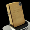Bật Lửa Zippo Đồng Khối Solid Brass Trơn Phay Xước 2 Mặt Đời X La Mã Năm 1994 ZL680
