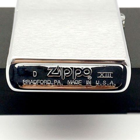 BẬT LỬA ZIPPO ĐỒNG KHỐI MẠ CHROME TRƠN PHAY XƯỚC ĐỜI XIII NĂM 1997 ZL721