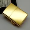 Bật Lửa Zippo Xuất Nhật Khảm Xà Cừ Xanh Vân Đá Mạ Vàng Emblem Ngựa Hiếm Gặp ZN158