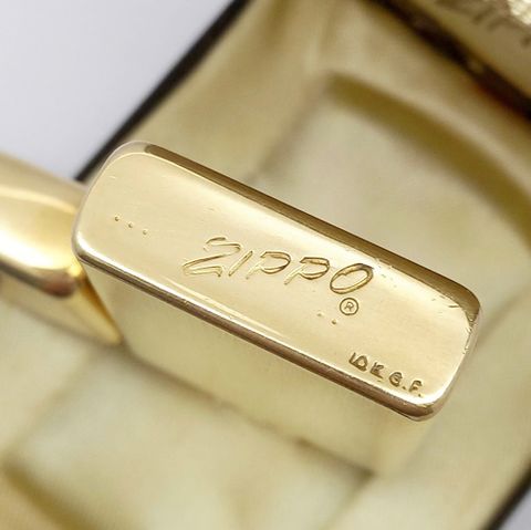 Bật Lửa Zippo Slim Bọc Vàng 10K GF Hiếm Gặp ZQH187