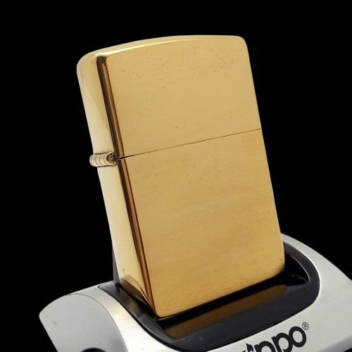 Bật Lửa Zippo Đồng Khối Mạ Vàng Đời VIII La Mã Năm 1992 ZL736