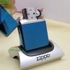 BẬT LỬA ZIPPO SAPHIA XANH LAM BÓNG Z120