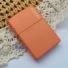 BẬT LỬA ZIPPO SƠN TĨNH ĐIỆN MẦU CAM LOGO ZIPPO Z139