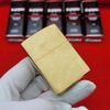 BẬT LỬA ZIPPO MỸ ĐẠI BÀNG EAGLES DARE BRUSHED BRASS - Z186