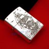 BẬT LỬA ZIPPO BẠC ĐÚC NGUYÊN KHỐI STERLING CHỦ ĐỀ THUẬN BUỒM XUÔI GIÓ ZB41