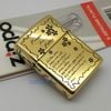 BẬT LỬA ZIPPO ARMOR VỎ DẦY KHẮC CHA CON Ý NGHĨA 4 MẶT ZKB86