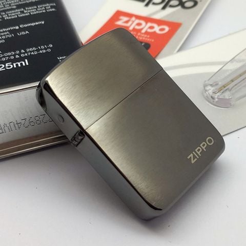 BẬT LỬA ZIPPO REPLICA 1941 CHROME XƯỚC BALCK ICE LOGO ZIPPO - Z214