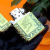 Zippo Armor Hình Rồng Xanh Ngọc Elegant Z239