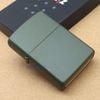 BẬT LỬA ZIPPO CỐT ĐỒNG SƠN TĨNH ĐIỆN MẦU XANH QUÂN SỰ - Z219