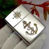 Bật Lửa Zippo Armor Đồng Mạ Chrome Chủ Đề Thuận Buồm Xuôi Gió ZKC56
