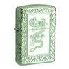 Zippo Armor Hình Rồng Xanh Ngọc Elegant Z239