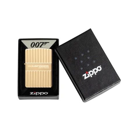 Bật Lửa Zippo Armor Đồng Nguyên Khối Chủ Đề James Bond 007™ Goldfinger 60th Anniversary Collectible Z339