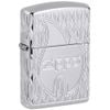 Bật Lửa Zippo Armor Họa Tiết Thiết Kế MultiCut Ngọn Lửa - Flame Design Z340
