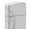 Bật Lửa Zippo Sterling Silver Bạc Đúc Nguyên Khối Armor Vỏ Dầy Chủ Đề Tree of Life Design Hoa Văn ZB89