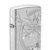 Bật Lửa Zippo Sterling Silver Bạc Đúc Nguyên Khối Armor Vỏ Dầy Chủ Đề Tree of Life Design Hoa Văn ZB89