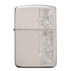 Bật Lửa Zippo Sterling Silver Bạc Đúc Nguyên Khối Replica 1941 Herringbone Filigree Design Hoa Văn ZB90