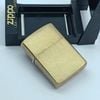 Bật Lửa Zippo Đồng Khối Trơn Phay Xước Đời V La Mã Năm 1989 ZL739