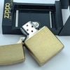 Bật Lửa Zippo Đồng Khối Trơn Phay Xước Đời V La Mã Năm 1989 ZL739