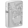 Bật Lửa Zippo Sterling Silver Bạc Đúc Nguyên Khối Armor Vỏ Dầy Chủ Đề Tree of Life Design Hoa Văn ZB89