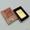 Bật Lửa Zippo Đồng Khối Trơn Bóng Bản Vintage Chặt Góc Đầu Bằng Đời XIII La Mã Năm 1997 ZL741