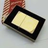 Bật Lửa Zippo Đồng Khối Trơn Bóng Bản Vintage Chặt Góc Đầu Bằng Đời XIII La Mã Năm 1997 ZL741