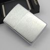 Bật Lửa Zippo Đồng Khối Mạ Chrome Trắng Trơn Phay Xước Đời XII La Mã Năm 1996 C55