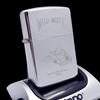 Bật Lửa Zippo Chrome Bóng Chủ Đề WILD WEST Đời V La Mã Năm 1989 ZL743