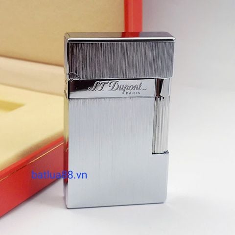 BẬT LỬA DUPONT XĂNG VÂN XƯỚC SỌC TRẮNG DX10 SỬ DỤNG XĂNG BẬT LỬA ZIPPO