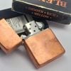 Bật Lửa Zippo Solid Copper Đồng Đỏ Bản Marlboro Dòng Hiếm Gặp, Giá Trị Sưu Tầm Cao Năm 2003 ZQH158