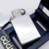 Bật Lửa Zippo Slim Đồng Khối Mạ Chrome Khắc Ăn Mòn Chủ Đề Đời VI La Mã Năm 1990 ZL746
