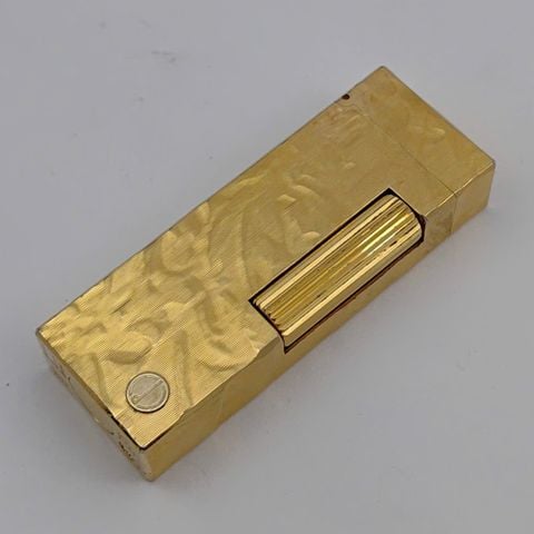 Bật Lửa Dunhill Bọc Vàng Vân Sóng DH141