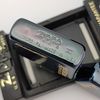Bật Lửa Zippo Đồng Nguyên Khối Phủ Titanium Coating Xanh Navy Triện Vàng Hiếm Gặp Đời XI La Mã Năm 1995 ZL751