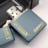 Bật Lửa Zippo Đồng Nguyên Khối Phủ Titanium Coating Xanh Navy Triện Vàng Hiếm Gặp Đời XI La Mã Năm 1995 ZL751